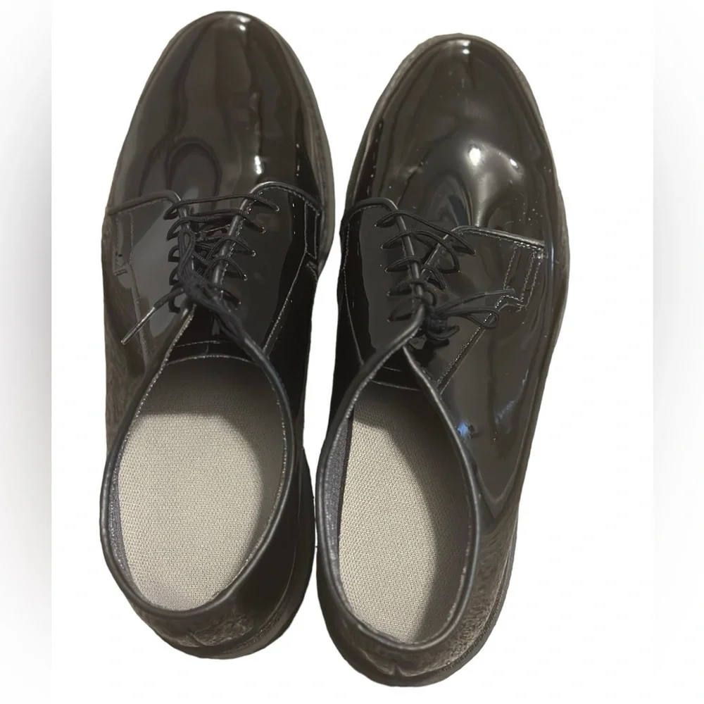 Altama Men’s Black Patent Leather Dress Shoes Size 11E - Picture 2 of 8